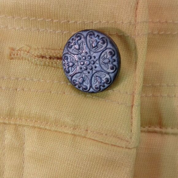 (3/$22) E39 By Eric bright yellow cropped pants - Picture 7 of 8